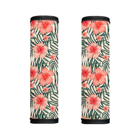 Exotic Tropical Hibiscus Pattern Print Handle Covers