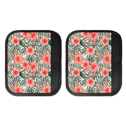 Exotic Tropical Hibiscus Pattern Print Handle Covers