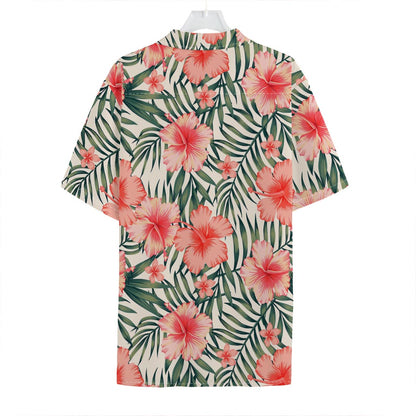 Exotic Tropical Hibiscus Pattern Print Hawaiian Shirt