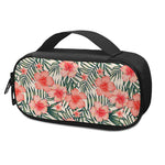 Exotic Tropical Hibiscus Pattern Print Insulin Cooler Travel Case