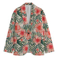 Exotic Tropical Hibiscus Pattern Print Men's Blazer