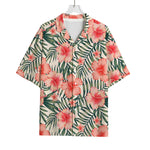 Exotic Tropical Hibiscus Pattern Print Rayon Hawaiian Shirt