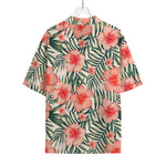 Exotic Tropical Hibiscus Pattern Print Rayon Hawaiian Shirt