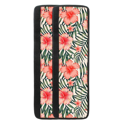 Exotic Tropical Hibiscus Pattern Print Refrigerator Handle Covers