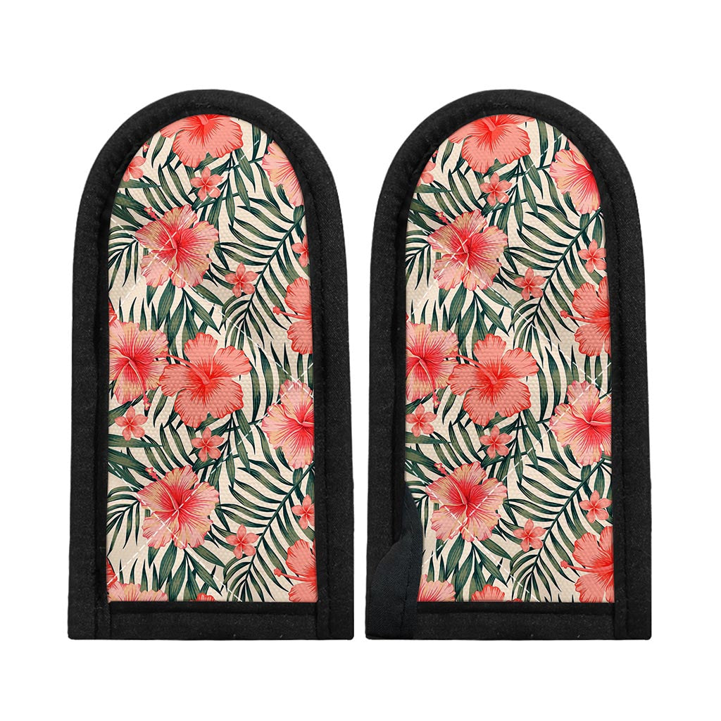 Exotic Tropical Hibiscus Pattern Print Skillet Handle Cover