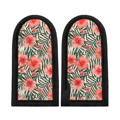 Exotic Tropical Hibiscus Pattern Print Skillet Handle Cover