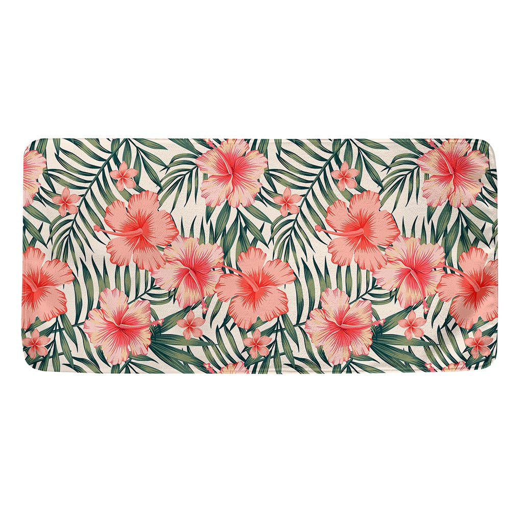 Exotic Tropical Hibiscus Pattern Print Towel