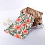 Exotic Tropical Hibiscus Pattern Print Towel