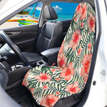 Exotic Tropical Hibiscus Pattern Print Waterproof Car Seat Cover