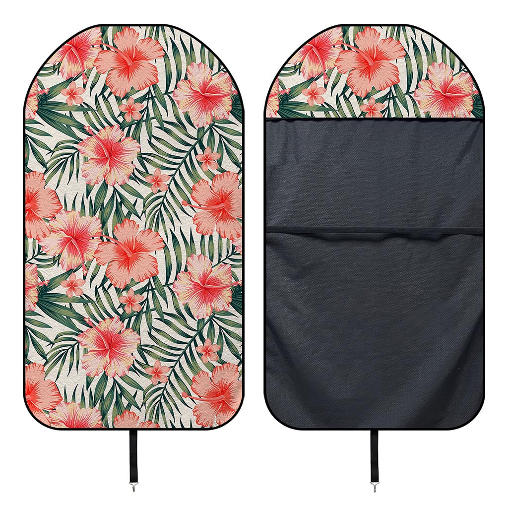 Exotic Tropical Hibiscus Pattern Print Waterproof Car Seat Cover