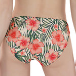 Exotic Tropical Hibiscus Pattern Print Women's Panties