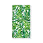 Exotic Tropical Leaf Pattern Print Baby Crib Sheet
