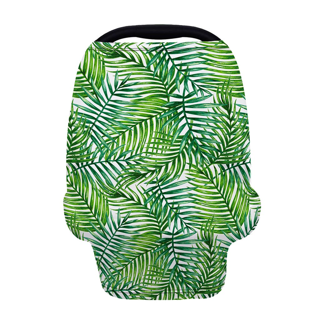 Exotic Tropical Leaf Pattern Print Baby Seat Cover
