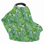 Exotic Tropical Leaf Pattern Print Baby Seat Cover