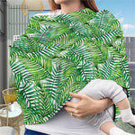 Exotic Tropical Leaf Pattern Print Baby Seat Cover
