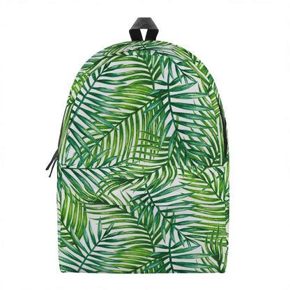 Exotic Tropical Leaf Pattern Print Backpack