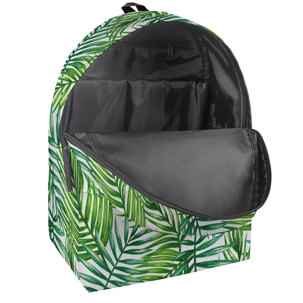 Exotic Tropical Leaf Pattern Print Backpack