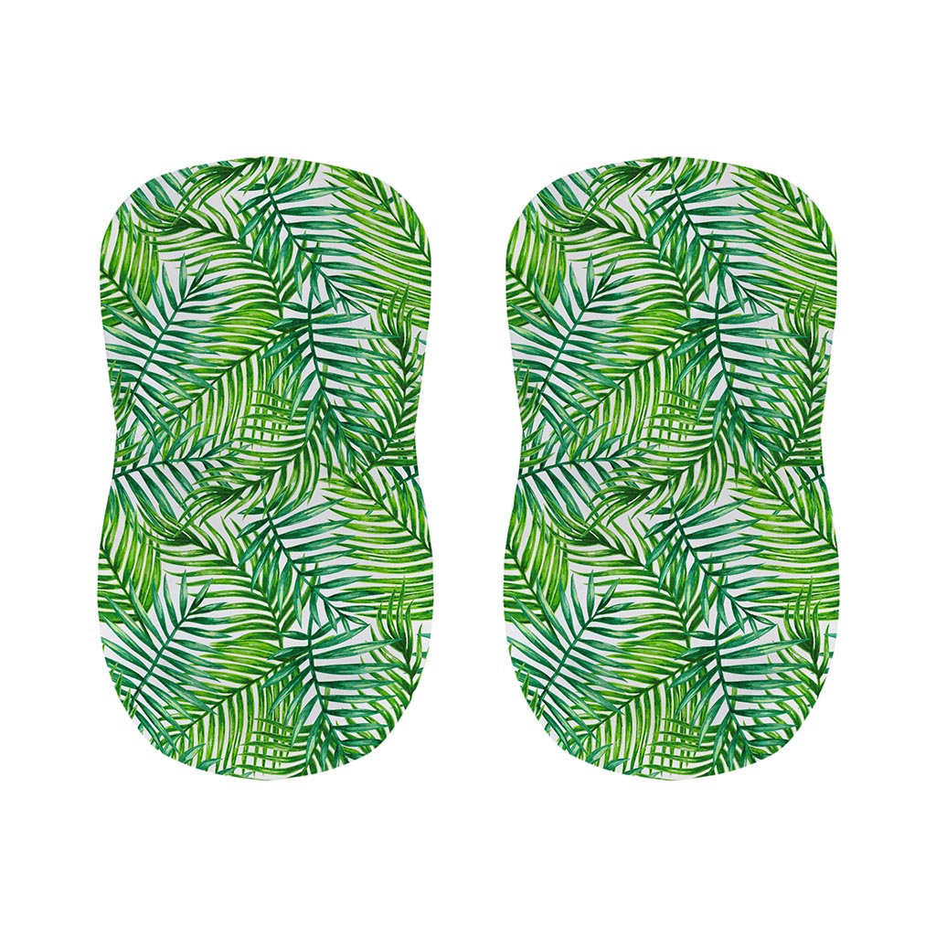 Exotic Tropical Leaf Pattern Print Bar Stool Covers