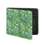 Exotic Tropical Leaf Pattern Print Bifold Wallet