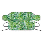 Exotic Tropical Leaf Pattern Print Car Windshield Snow Cover