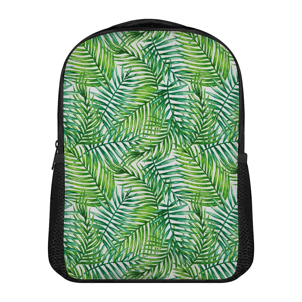 Exotic Tropical Leaf Pattern Print Casual Backpack