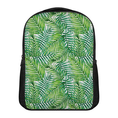 Exotic Tropical Leaf Pattern Print Casual Backpack