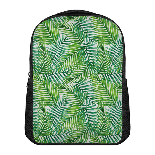 Exotic Tropical Leaf Pattern Print Casual Backpack