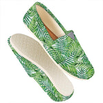 Exotic Tropical Leaf Pattern Print Casual Shoes