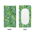 Exotic Tropical Leaf Pattern Print Changing Pad Cover
