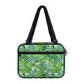 Exotic Tropical Leaf Pattern Print Double Strap Bible Bag