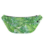 Exotic Tropical Leaf Pattern Print Fanny Pack