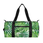 Exotic Tropical Leaf Pattern Print Gym Bag