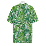 Exotic Tropical Leaf Pattern Print Hawaiian Shirt