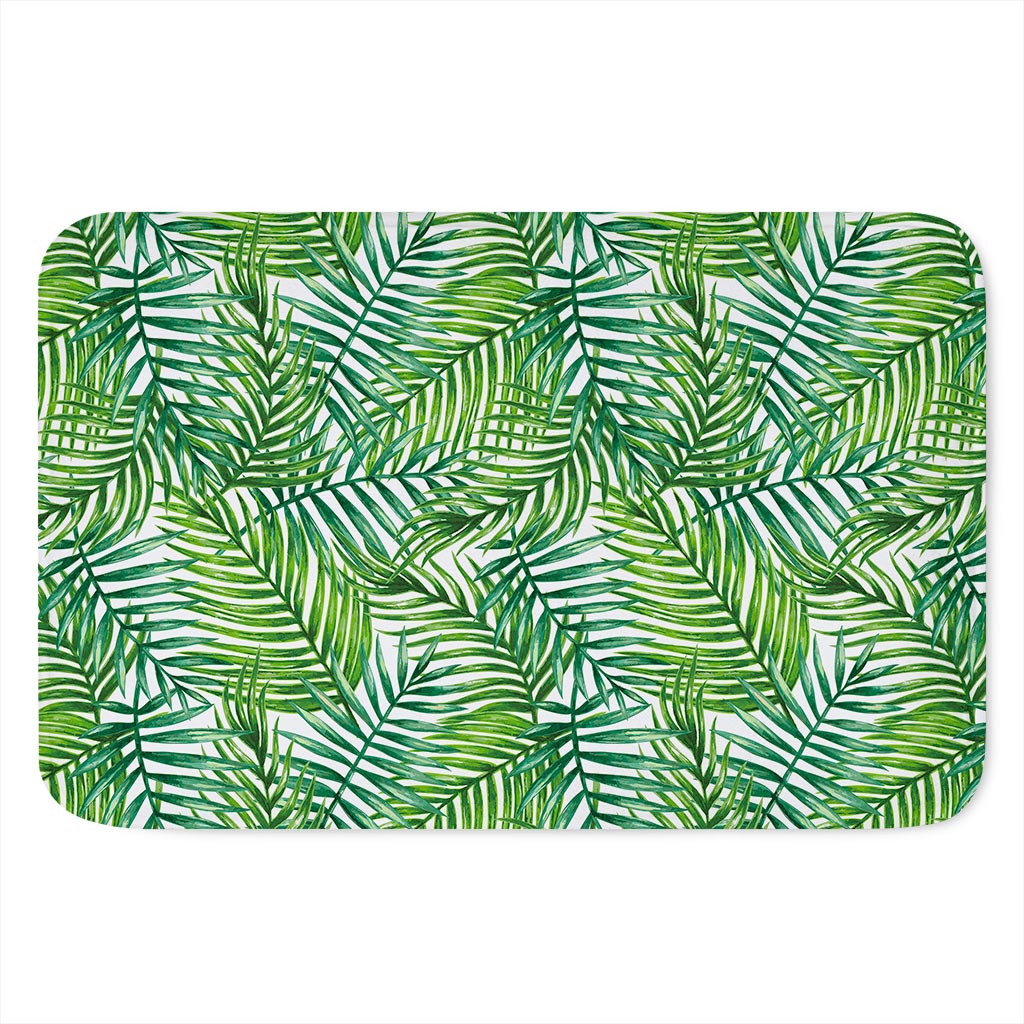 Exotic Tropical Leaf Pattern Print Indoor Door Mat