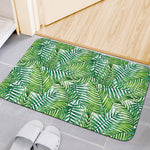 Exotic Tropical Leaf Pattern Print Indoor Door Mat