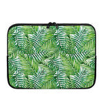 Exotic Tropical Leaf Pattern Print Laptop Sleeve