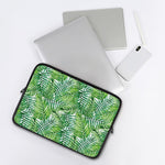 Exotic Tropical Leaf Pattern Print Laptop Sleeve