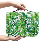 Exotic Tropical Leaf Pattern Print Leather Bible Cover