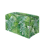 Exotic Tropical Leaf Pattern Print Leather Tissue Box Cover