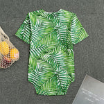 Exotic Tropical Leaf Pattern Print Men's Bodysuit