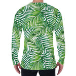 Exotic Tropical Leaf Pattern Print Men's Long Sleeve T-Shirt