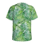 Exotic Tropical Leaf Pattern Print Men's Sports T-Shirt