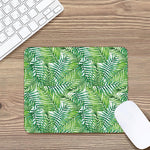 Exotic Tropical Leaf Pattern Print Mouse Pad