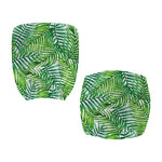 Exotic Tropical Leaf Pattern Print Office Chair Cover