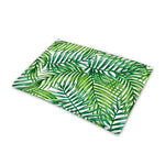 Exotic Tropical Leaf Pattern Print Pet Cooling Mat Cover