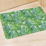 Exotic Tropical Leaf Pattern Print Polyester Doormat