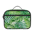 Exotic Tropical Leaf Pattern Print Portable Lunch Bag