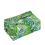 Exotic Tropical Leaf Pattern Print Rectangle Tissue Box Cover