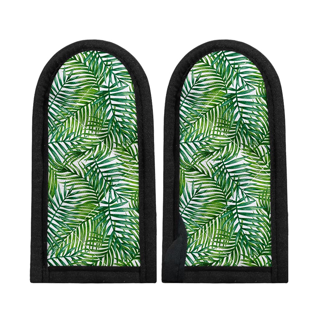 Exotic Tropical Leaf Pattern Print Skillet Handle Cover