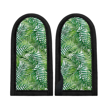 Exotic Tropical Leaf Pattern Print Skillet Handle Cover